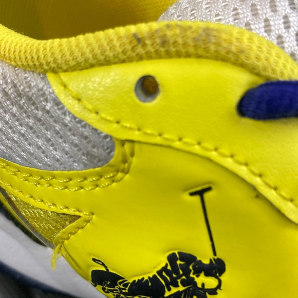Polo Ralph Lauren by New Balance 696 Men’s Sneakers Athletic Yellow size 7 - Picture 10 of 11